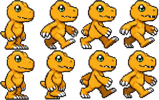agumon walk